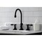 Kingston Brass KS2980TAL Tudor Widespread Bathroom Faucet W/ Brass Pop-Up, Matte Black KS2980TAL - alternate 6